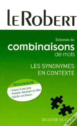 Capa do artigo Dictionnaire Des Combinaisons De Mots ; Les Synonymes En Contexte
