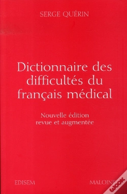 Capa do artigo Dictionnaire Des Difficultés Du Français Médical