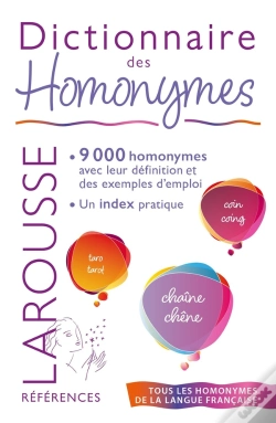 Capa do artigo Dictionnaire Des Homonymes