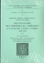 Dictionnaire Des Imprimeurs, Libraires Et Gens Du Livre A Paris (1701-1789): A-C - Preview