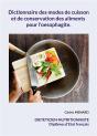 Dictionnaire Des Modes De Cuisson Et De Conservation Des Aliments Pour L'Oesophagite. - Preview