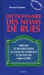 Dictionnaire Des Noms De Rue - Preview