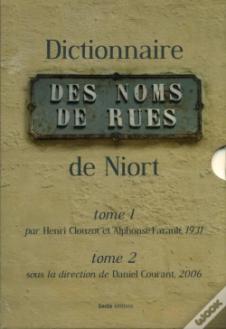 Capa do artigo Dictionnaire Des Noms De Rues De Niort