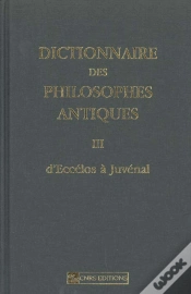 Capa do artigo Dictionnaire Des Philosophes Antiques T.3 ; D