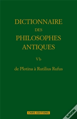 Capa do artigo Dictionnaire Des Philosophes Antiques T.5. Partie 2