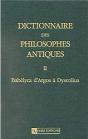 Dictionnaire Des Philosophes Antiques Tome 2 ; Babélyca D'Argos À Dyscolius - Preview