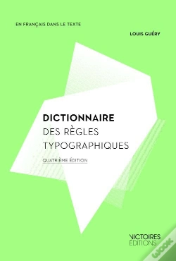 Capa do artigo Dictionnaire Des Regles Typographiques (Ed 4)