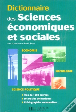 Capa do artigo Dictionnaire Des Sciences Économiques Et Sociales