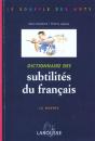 Dictionnaire Des Subtilites Du Francais - Preview