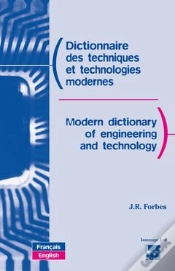Capa do artigo Dictionnaire Des Techniques Et Technologies Modernes Francais-Anglais
