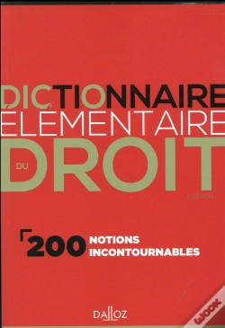 Capa do artigo Dictionnaire Elementaire Du Droit - 2e Ed.