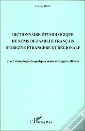 Capa do artigo Dictionnaire Etymologique De Noms De Famille Francais D