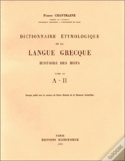 Capa do artigo Dictionnaire Étymologique Langue Grecque : [Lambda-Pi]