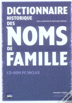 Capa do artigo Dictionnaire Historique Des Noms De Famille
