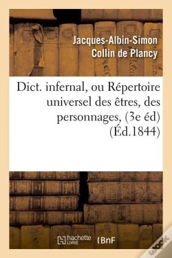 Capa do artigo Dictionnaire Infernal 3e Edition Edition 1844