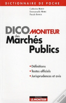 Capa do artigo Dictionnaire Moniteur Des Marchés Publics