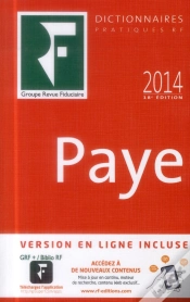 Capa do artigo Dictionnaire Paye 2014