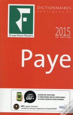 Capa do artigo Dictionnaire Paye 2015