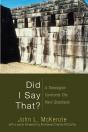 Did I Say That? - Preview