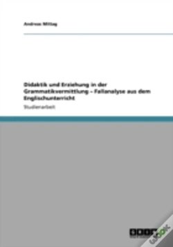 Capa do artigo Didaktik Und Erziehung In Der  Grammatikvermittlung - Fallanalyse Aus Dem Englischunterricht