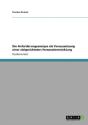 Die Anforderungsanalyse Als Voraussetzung Einer Zielgerichteten Personalentwicklung - Preview