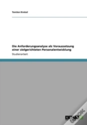Capa do artigo Die Anforderungsanalyse Als Voraussetzung Einer Zielgerichteten Personalentwicklung