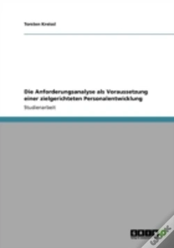 Capa do artigo Die Anforderungsanalyse Als Voraussetzung Einer Zielgerichteten Personalentwicklung