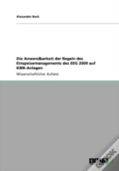 Capa do artigo Die Anwendbarkeit Der Regeln Des Einspeisemanagements Des Eeg 2009 Auf Kwk-Anlagen