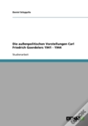 Capa do artigo Die Auenpolitischen Vorstellungen Carl Friedrich Goerdelers 1941 - 1944