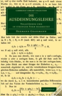Capa do artigo Die Ausdehnungslehre