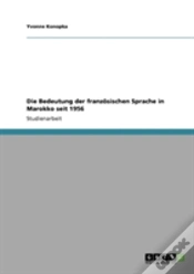 Capa do artigo Die Bedeutung Der Franzosischen Sprache In Marokko Seit 1956