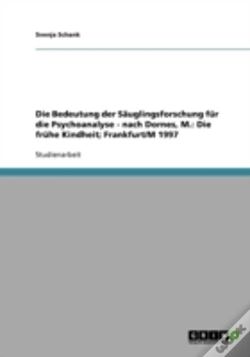 Capa do artigo Die Bedeutung Der Sauglingsforschung Fur Die Psychoanalyse - Nach Dornes, M.