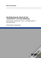 Die Bedeutung Der Schule Fur Die 