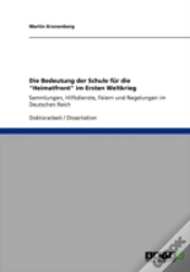 Capa do artigo Die Bedeutung Der Schule Fur Die "Heimatfront" Im Ersten Weltkrieg