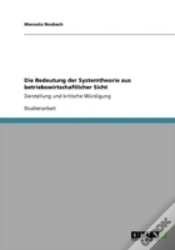 Capa do artigo Die Bedeutung Der Systemtheorie Aus Betriebswirtschaftlicher Sicht