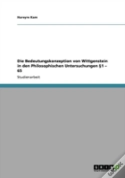 Capa do artigo Die Bedeutungskonzeption Von Wittgenstein In Den Philosophischen Untersuchungen A1 Aã¢Â€Šâ¬" 65