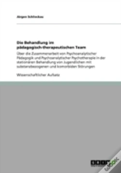 Capa do artigo Die Behandlung Im Paã‚Â¤Dagogisch-Therapeutischen Team