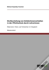 Die Beurteilung Von Schulerinnenverhalten In Der Pflichtschule Durch Lehrerinnen