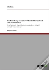 Die Beziehung Zwischen A-Ffentlichkeitsarbeit Und Journalismus