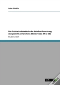 Capa do artigo Die Echtheitsdebatte In Der Neidhartforschung, Dargestellt Anhand Des Winterlieds 21 (C 65)