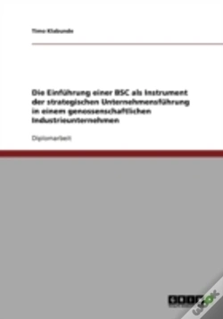 Capa do artigo Die Einf Hrung Einer Bsc Als Instrument