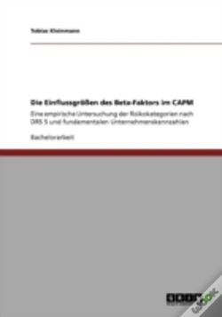 Capa do artigo Die Einflussgraã‚Â¶Ayen Des Beta-Faktors Im Capm