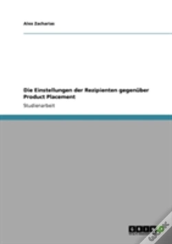 Capa do artigo Die Einstellungen Der Rezipienten Gegenaber Product Placement