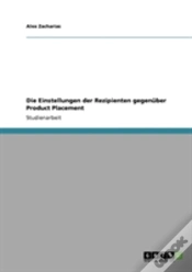 Capa do artigo Die Einstellungen Der Rezipienten Gegenaber Product Placement