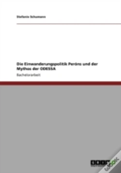 Capa do artigo Die Einwanderungspolitik Peraã‚Â³Ns Und Der Mythos Der Odessa