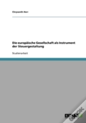 Capa do artigo Die Europaische Gesellschaft Als Instrument Der Steuergestaltung
