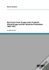 Die Firma Fried. Krupp Unter Friedrich Alfred Krupp Und Der Deutsche Flottenbau 1887-1901