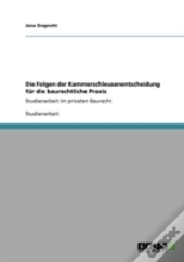 Die Folgen Der Kammerschleusenentscheidung Far Die Baurechtliche Praxis