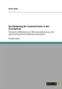 Die Forderung Der Lesemotivation In Der Grundschule