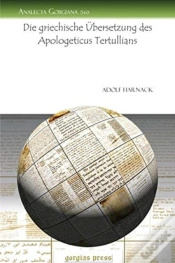 Capa do artigo Die Griechische Uebersetzung Des Apologeticus Tertullians